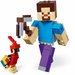 LEGO Minecraft Steve Bigfig Cu Papagal -