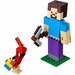 LEGO Minecraft Steve Bigfig Cu Papagal -